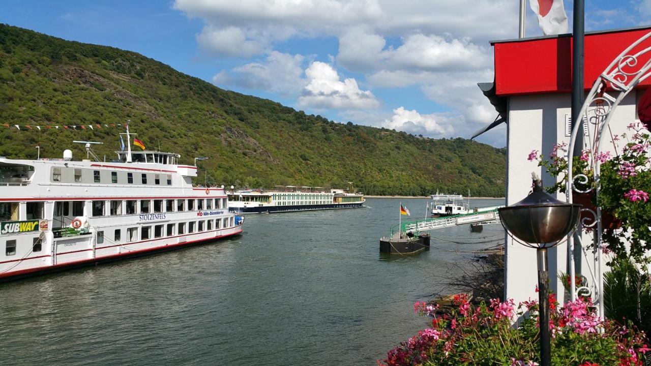 Penthouse Im Historischen Fachwerkhaus Mit Grosser Dachterrasse An Zentralster Lage Boppard Luaran gambar