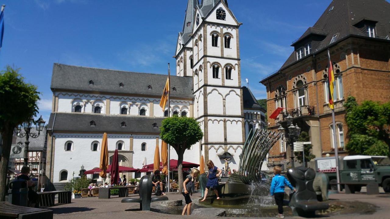 Penthouse Im Historischen Fachwerkhaus Mit Grosser Dachterrasse An Zentralster Lage Boppard Luaran gambar