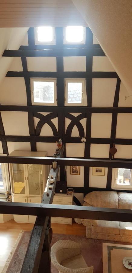 Penthouse Im Historischen Fachwerkhaus Mit Grosser Dachterrasse An Zentralster Lage Boppard Luaran gambar