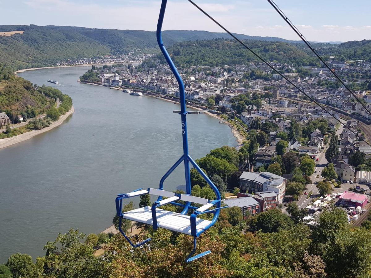 Penthouse Im Historischen Fachwerkhaus Mit Grosser Dachterrasse An Zentralster Lage Boppard Luaran gambar