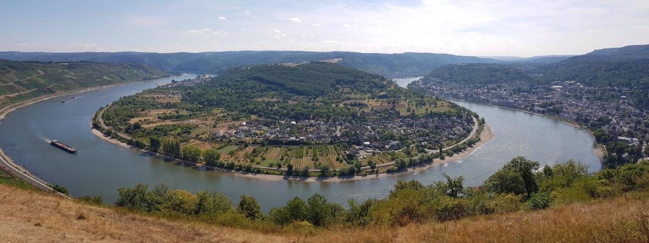 Penthouse Im Historischen Fachwerkhaus Mit Grosser Dachterrasse An Zentralster Lage Boppard Luaran gambar